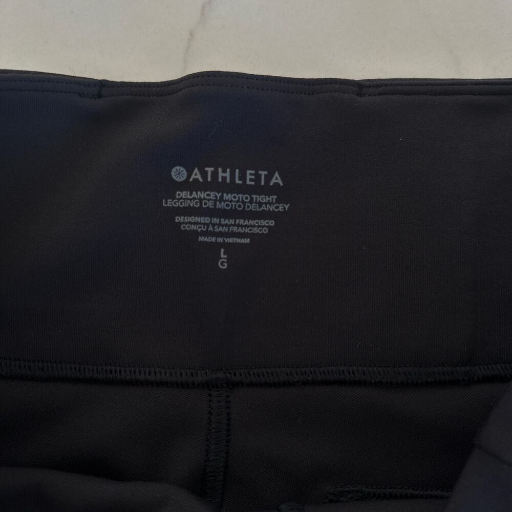 Athleta Delancey Moto tights - Picture 2 of 7